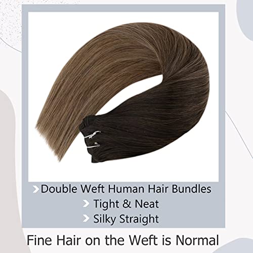 לקנות יחד לחסוך יותר :ערב חבילות עבור שיער טבעי ערב הרחבות כפול ערב לתפור בתוספות שיער ישר רמי שיער