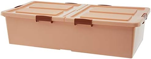 אחסון מתחת למיטה תיבות שקיות אחסון 40 ליטר גדול מתחת למיטה קופסאות אחסון מפלסטיק צעצועים אחסון תיבת אחסון תיבת