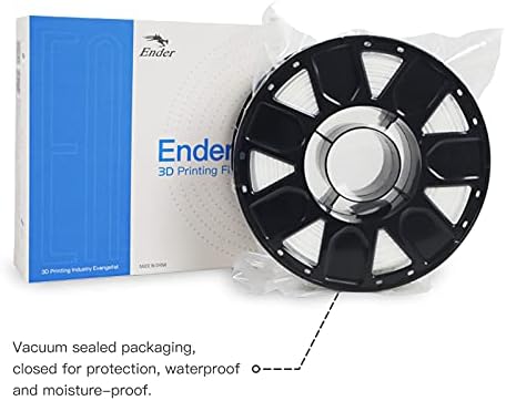 Creality Ender PLA נימה מדפסת תלת מימדית, סליל 1.75 ממ 2.2 קילוגרם להדפסת FDM 3D, חומרים מתכלים ללא סתימה מאכילה