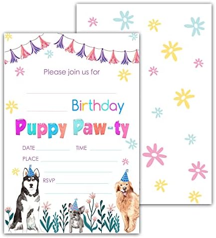 הזמנות ליום הולדת לכלב כלב - הזמנת כלבל