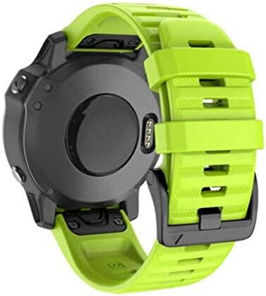 Buday 20 22 26 ממ Watchband for Garmin Fenix ​​6x 6 Pro 5 5xplus 3HR ירידה MK1 MK2 Enduro Silicone