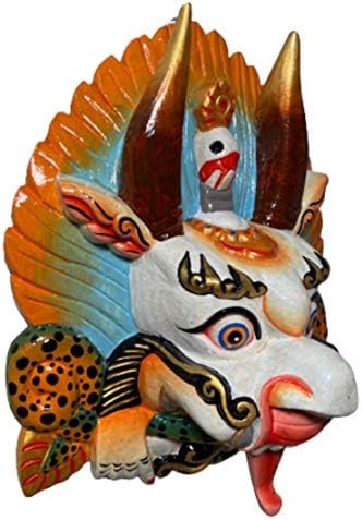 מלאכת ההימלאיה צ'יפו פסל קיר ביד מגולפת על אלוהות עץ יחידה, אלוהות מגן, בודהיזם נפאל נפאל עתיק,