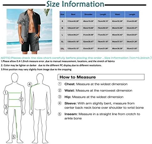 חולצות פולו לגברים של Rtrde ומכסים סט קיץ הוואי חג הים דיגיטלי תלת מימד תלבושות מזדמנים חולצות