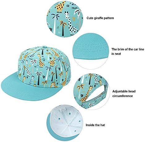 כובע פעוטות כובע בייסבול של Upeilxd Kids עם רצועה מתכווננת לבנים בנות בגילאי 2-8