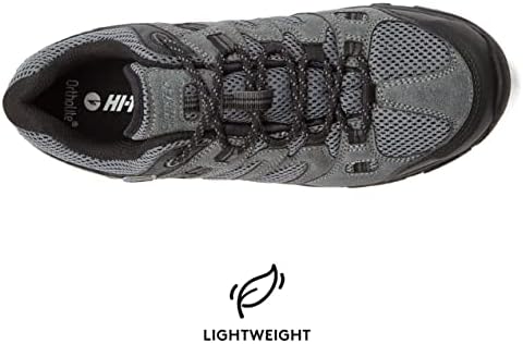 Hi-Tec Ravus WP נעלי טיול נמוכות אטומות למים לגברים, טרקים חיצוניים נושמים קלים ונעלי שביל, גדלים
