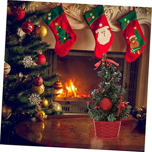 עץ חג המולד של דויטול קישוטי ילידת חג המולד עצי שולחן חג המולד עצי חג המולד מיני עץ חג המולד מלאכותי
