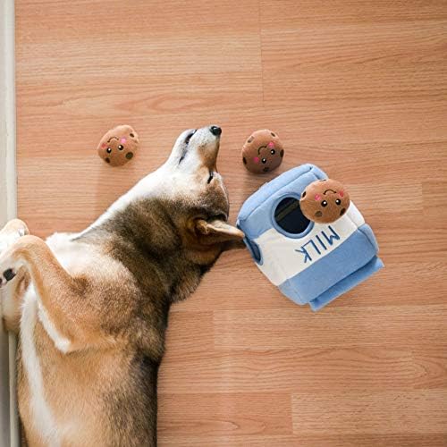 מחילת ציפיפאו, חלב חברים לאוכל ועוגיות-צעצועי כלבים אינטראקטיביים לשעמום-מחבואים צעצועי כלבים, צעצועי