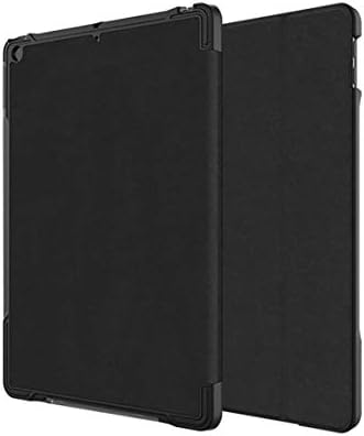 Verizon Folio Case & Screen Protector עבור iPad 8 & 7th Gen - Black