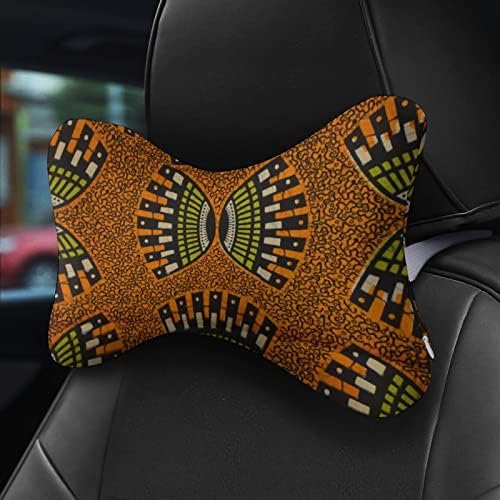 כרית צוואר רכב אנקרה אנקרה אפריקאית 2 מחשבים נוחים כרית ראש נוחה כרית זיכרון נושם כרית מושב מכונית קצף