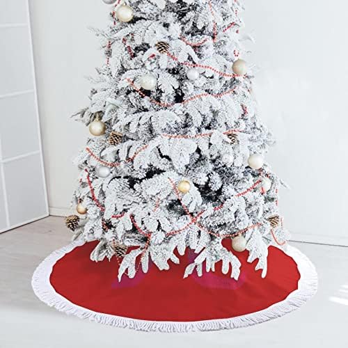 PI 3.14 חצאית עץ חג המולד לקישוטים למסיבות חג עם תחרה ציצית