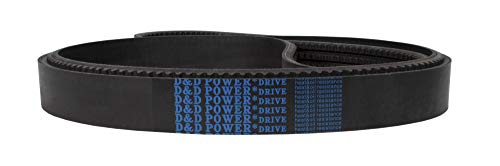 D&D PowerDrive 5VX1250/03 חגורה פס 5/8 x 125 OC 3 פס, גומי