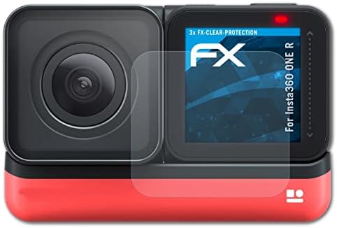 סרט הגנת המסך Atfolix תואם למגן מסך insta360 R