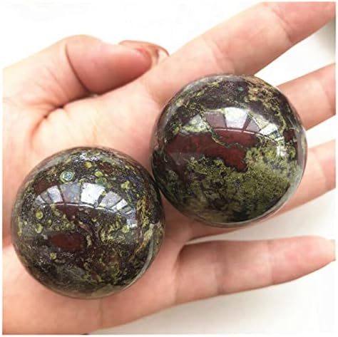 Ertiujg husong312 דרקון טבעי אבן דם קוורץ כדור קריסטל כדור כדור ריפוי אבן טבע ומינרלים קריסטל
