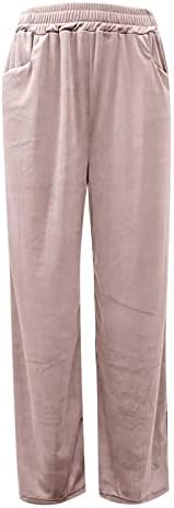 מכנסי מטען Bddviqnn נשים כיסים רחבים היפ הופ מכנסי טרנינג מזדמנים מכנסיים מכנסיים פלוס גודל רצים