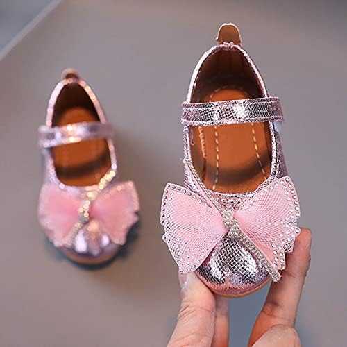 פעוט פרח ילדה נעלי החלקה רך מרי ג ' יין נעליים מזדמנים להחליק על בלט שטוח עבור מסיבת בית ספר חתונה