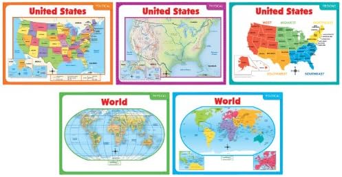 לוח מודעות מפות הוראה לימודית , צבעים מרובים