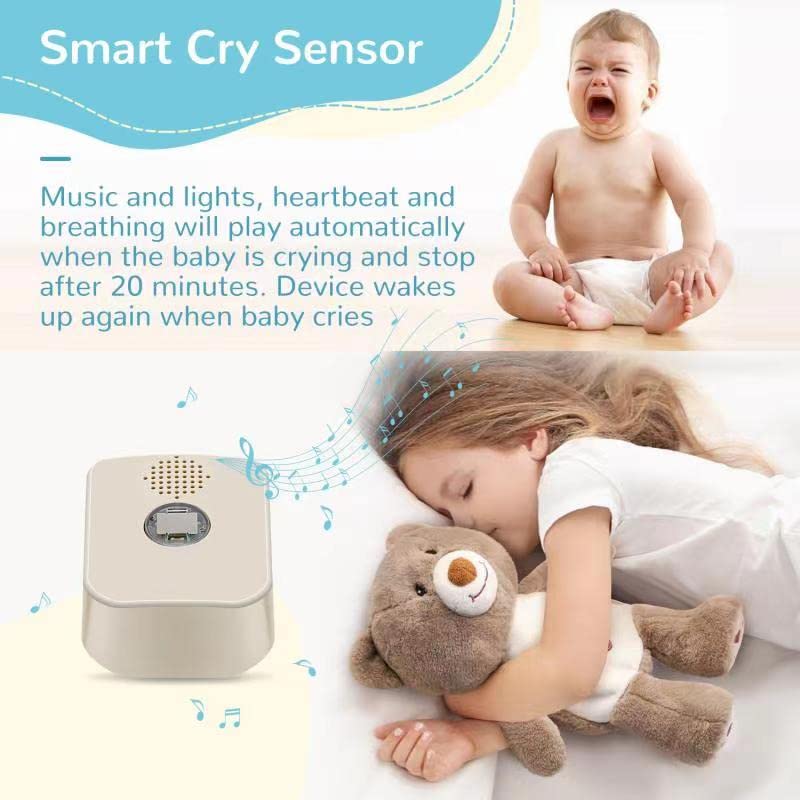 תינוק תינוק מוצץ שינה, יילוד יסודות תינוק דברים צעצועי 0-6 חודשים,תינוק חג המולד ילדה מתנות קול מכונה עבור משתלת