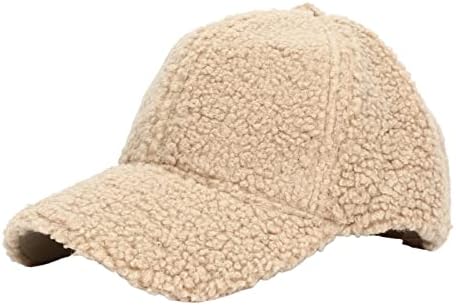 קיץ חיצוני כושר טדי שחור כובעי גברים ספורט כובעי חם נסיעות מתכוונן פו כבש צמר בייסבול כובע לגברים נשים