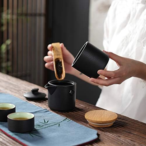 JYDQM קרמיקה קומקום נייד סט טיולים חיצוניים כוסות תה גאיוואן של סט טקס תה סט תה.
