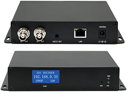 Orivision HD 3G SDI מפענח IP סטרימינג ל- HD-SDI Audio Video מפענח H.265 H.264 מפענח זרם
