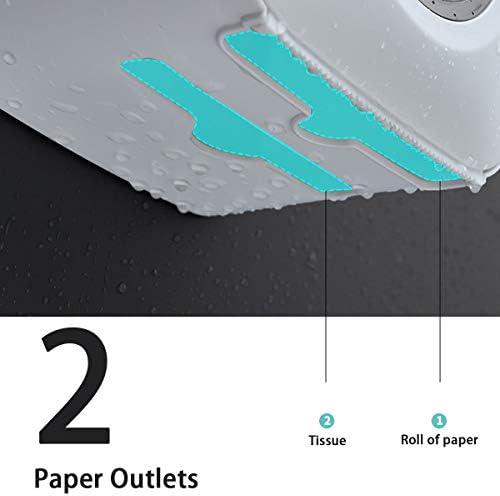 קיר רכוב עיתונות פתיחה עמיד למים כפול סיפון נייר מגבת קופסות התגלגל נייר עבור רב תכליתי נייר מגבות רקמות תיבת