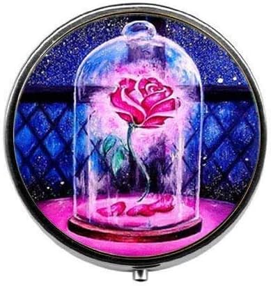 קסם יפה ורדים גלולת תיבה, סוכריות תיבת קסם תכשיטי זכוכית תכשיטי תמונה