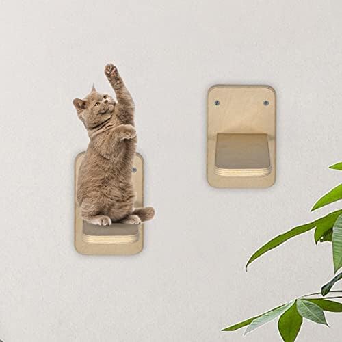 * חתול מדרגות קיר רכוב קיר ריהוט מדרגות מדף לחיות מחמד קיר מדרגות סולם שטח חיסכון חתול טיפוס מדפים עבור