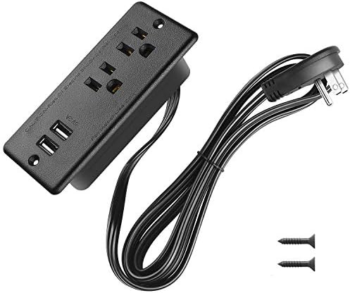 תקע רצועת חשמל שקוע, שקע שולחן עם USB, ועידה רשומה של ETL שקוע שקע חשמל שקוע עם 2 תקעים AC, 2
