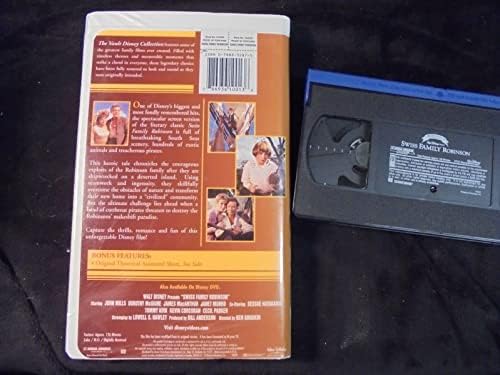 משמש לסרט VHS התואם לאוסף של וולט דיסני שוויצרי משפחת רובינסון קמרון דיסני
