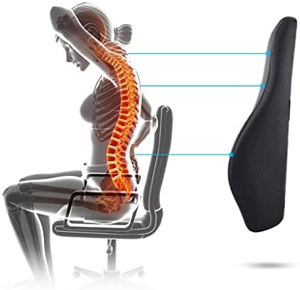 כרית תמיכה המותנית FZZDP; כרית כיסא קצף זיכרון תומכת באביזרים גב תחתון כרית זיכרון מכונית כרית קצף