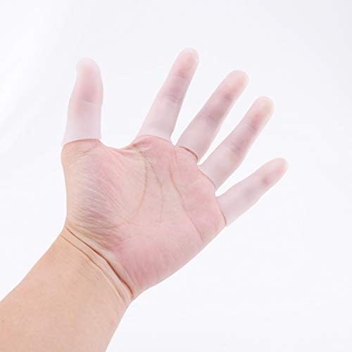 ריפוי 10 יחידות אצבעות ג'ל מכסה מגני אצבעות סיליקון מיטות עמידות אצבעות אצבעות אצבעות שרוולי צינור שרוולים