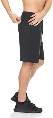 2 מכנסיים קצרים פעילים לגברים, 9 אינץ ' תפר קצר אתלטי בעל ביצועים גבוהים לגברים עם כיסים