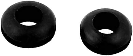X-DREE 100 יחידות 7 ממ דיא פנימי גומי שחור גומי עגול חוט עגול אטם (100 יחידות 7 ממ דיא פנים קוצ'ו כושי אלג'ונטה