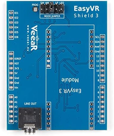 Sparkfun (PID 15453 EasyVR 3 Plus Shield עבור Arduino