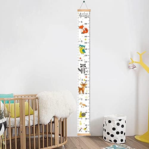 תרשים גידול בגובה לתינוקות תלים שליטים לילדים חדר קיר מסגרת עץ עיצוב הבית עיצוב מיני ביצי פסחא