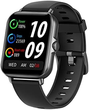 שעון חכם של Moresec עבור תואם אנדרואיד לאייפון, מעקב אחר פעילות ושעונים חכמים עם צג לחץ דם דופק, שעון כושר IP67