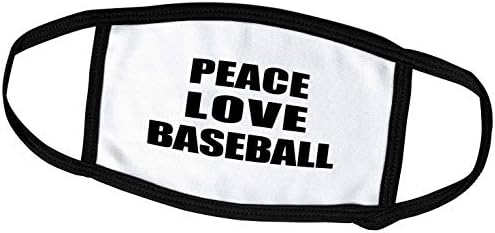 3רוז שלום אהבה ובייסבול-דברים שמשמחים אותי-כדור בסיס. - פנים מכסה