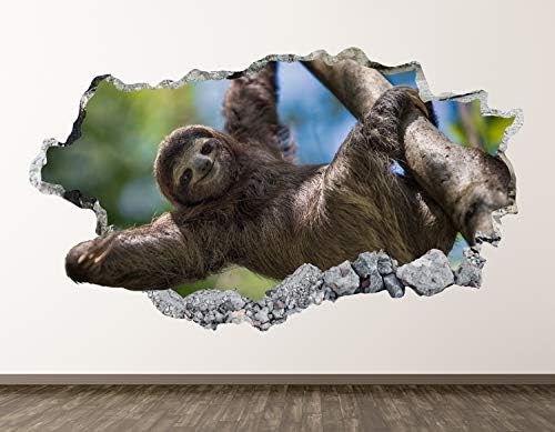 מדבקות אמנות קיר מערב ההר ווסט קיר דקור 3D 3D מנופח לילדים מדבקת בעלי חיים ציור קיר משתלת בנים מתנה
