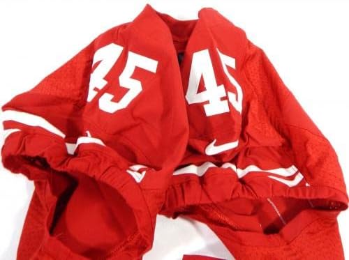 2013 סן פרנסיסקו 49ers 45 משחק הונפק אדום ג'רזי 44 DP35603 - משחק NFL לא חתום משומש