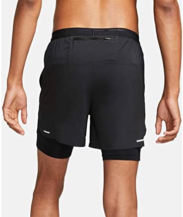 מכנסיים קצרים של נייקי דרי-פיט-פידס 2 2-in-1 של מכנסי ריצה