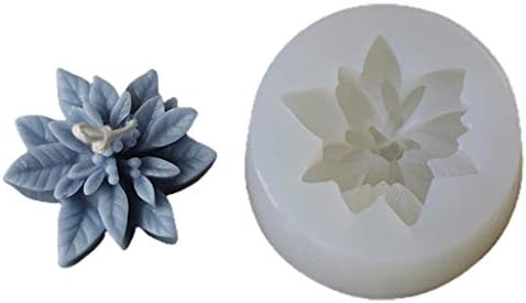 צמחי פרחים תלת מימדיים תלת מימדיים תלת מימד סיליקון סבון סבון פרח צורת פרח כלים לעובש נר כלי