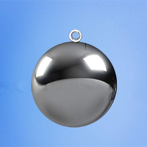 כדור מיסב פלדת כרום בגודל 2 אינץ', 50.8 מ מ,535 גרם+-5 גרם, כדור פלדה לבדיקת השפעה עם טבעת מבחן השפעה