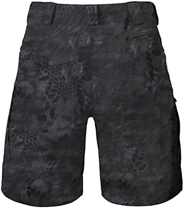 מכנסיים קצרים טקטיים של Wenkomg1, ספארי ארוג בסגנון צבאי אטום מים אטום המותניים המותניים המותניים