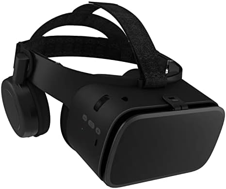 VR מציאות וירטואלית משקפיים תלת מימד קופסת אוזניות Stereo VR לסמארטפון iOS Android, Rocker Wireless