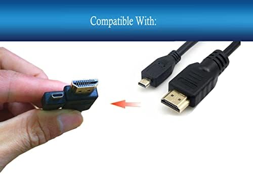 Upbright micro HDMI כבל כבל תואם ל- Acer Iconia W3-810-1600 8.1 מחשב טאבלט Wi-Fi של אנדרואיד