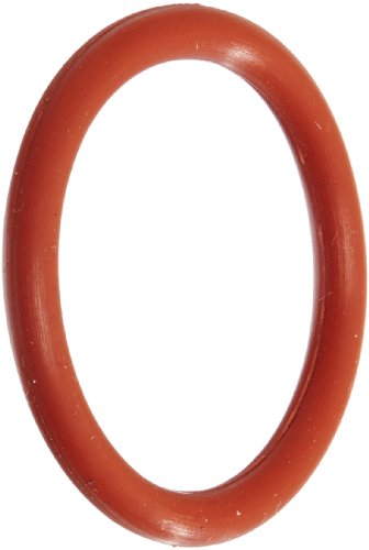 231 סיליקון O-Ring, 70A דורומטר, אדום, 2-5/8 מזהה, 2-7/8 OD, 1/8 רוחב