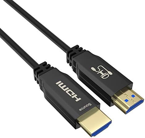 SHD סיבים אופטיים HDMI כבל 330 סגל סיבים HDMI תמיכה מהירות העברה של 18 ג'יגה -ביט לשנייה, 4K/60Hz, 4: 4: 4, HDCP2.2,