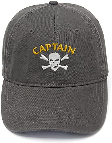 Lyprerazy גברים בייסבול כובע בייסבול פיראטים קפטן כובע רקמה כותנה כותנה רקומה כובעי בייסבול מזדמנים