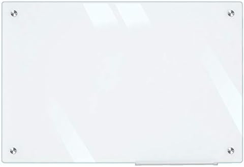 לוח זכוכית מגנטי יבש למחוק לבן לוח 4 ' 3 ' ללא מסגרת לבן משטח