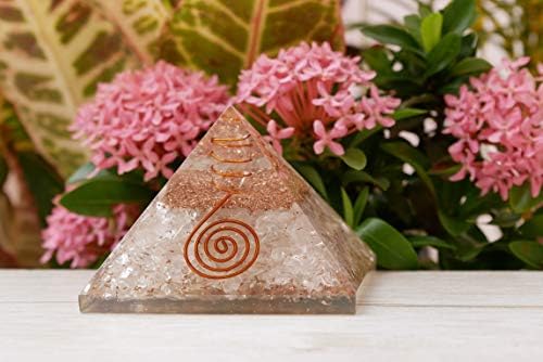 Zaicus Pyramid Quartz Clearz - ריפוי קריסטל אורגון פירמידה - אבן חן טבעית - פנג שואי - ניקוי הילה - שגשוג -